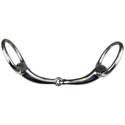 Wędzidło York anatomiczne oliwkowe pojedynczo łamane 17mm 12,5cm