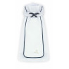Plastron FP LUXY biało-czarny L (38-40 cm)