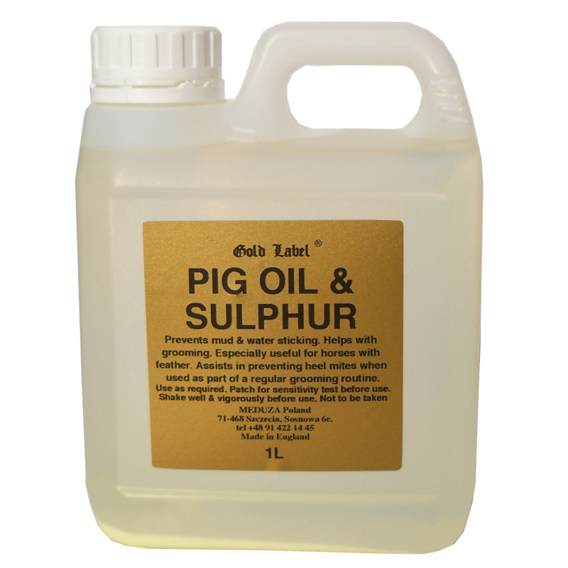 Pig oil and sulphur Gold Label 1L na grudę