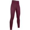 Legginsy zimowe HKM Cosy pełen lej silikonowy bordo 32/34