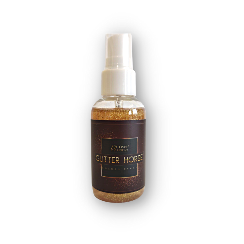 Over Horse Glitter Horse Golden Spray 50ml