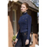 Bluzka termoaktywna golf HKM Beagle granatowa XS