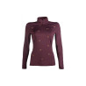 Bluzka termoaktywna golf HKM Beagle bordo XS