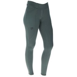 Legginsy jeździeckie damskie, szary/zielony, 36/38, Covalliero