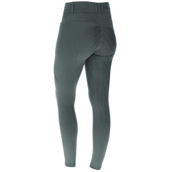 Legginsy jeździeckie damskie, szary/zielony, 36/38, Covalliero