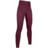 Legginsy zimowe HKM Cosy pełen lej silikonowy bordo 134/140
