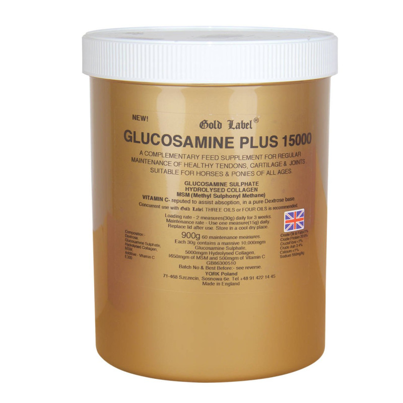 Gold Label Glucosamine Plus 15000 suplement wspomagający stawy 900g