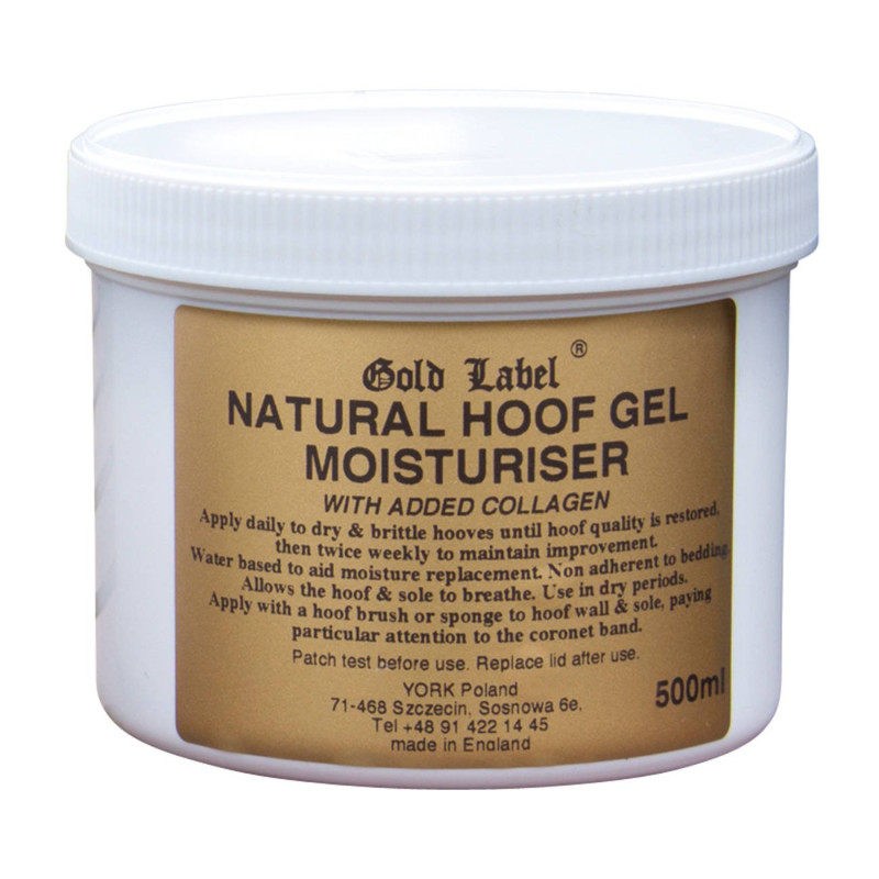 Nawilżający żel do kopyt Gold Label Hoof Gel Moisturiser Natural 500ml