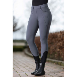 Legginsy zimowe damskie HKM "Rosewood" Grey/Szare