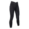 Legginsy młodzieżowe HKM "Ruby" Black/Czarne 146/152