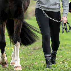 Legginsy młodzieżowe HKM "Ruby" Black/Czarne 146/152