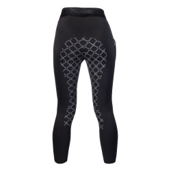 Legginsy młodzieżowe HKM "Ruby" Black/Czarne 134/140