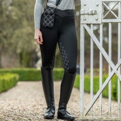 Legginsy młodzieżowe HKM "Ruby" Black/Czarne 170/176
