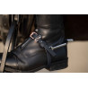Paski do ostróg HKM "Rosegold Glamour Style" Biothane czarne