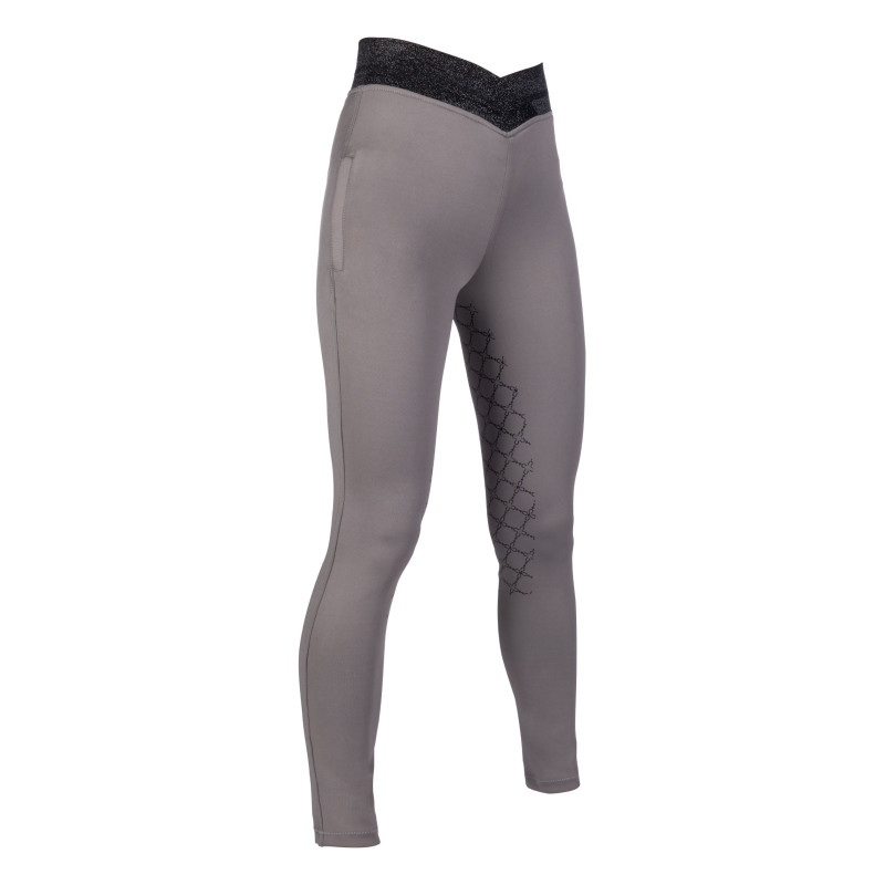 Legginsy młodzieżowe HKM "Ruby" Grey/Szare 134/140