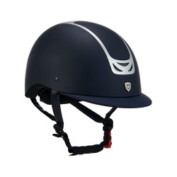 Kask Equestro Ultra Light granatowy-srebrny M 55-57cm