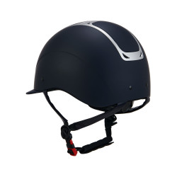 Kask Equestro Ultra Light granatowy-srebrny M 55-57cm