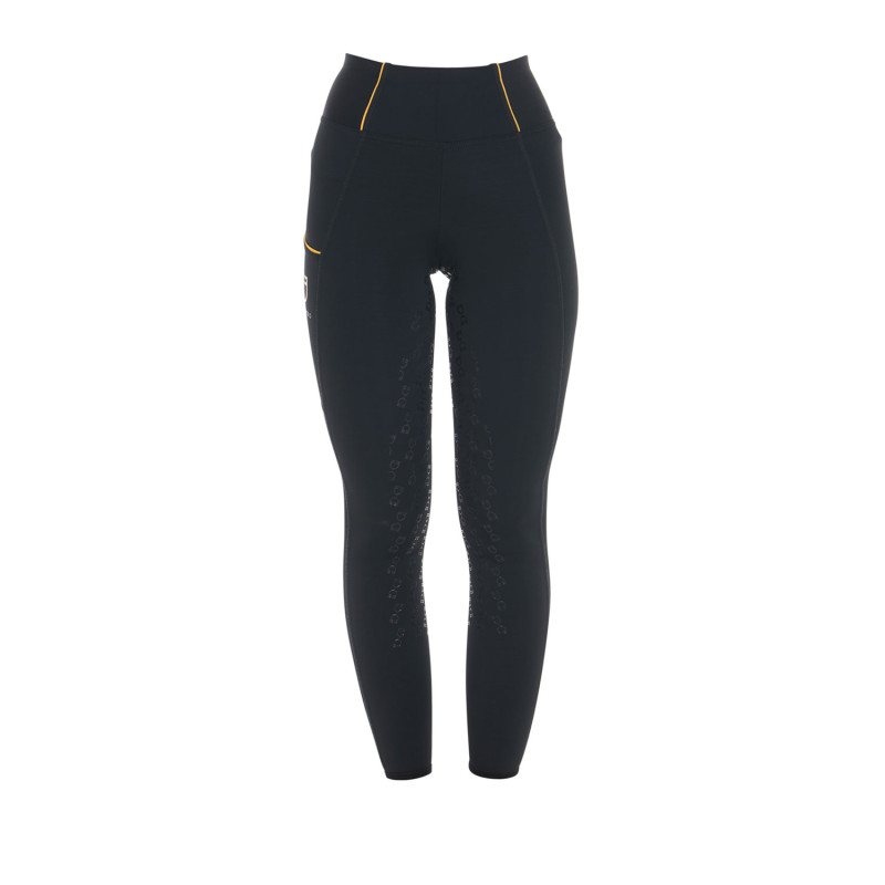 Legginsy EQUESTRO Slim Fit czarne 36 S