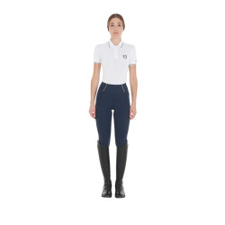 Legginsy EQUESTRO Slim Fit granatowe 30 3XS