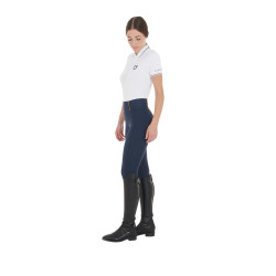 Legginsy EQUESTRO Slim Fit granatowe 30 3XS