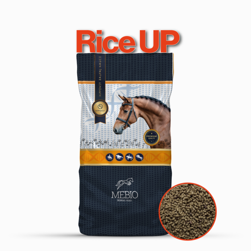 Rice Up – otręby ryżowe dla koni sportowych 15 kg Mebio