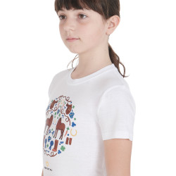T-Shirt koszulka Equestro biały dziecko