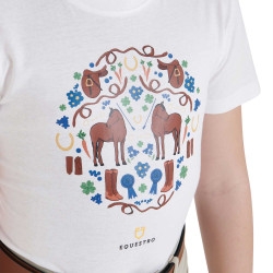 T-Shirt koszulka Equestro biały dziecko