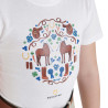 T-Shirt koszulka Equestro biały dziecko