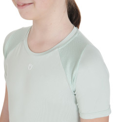 T-Shirt koszulka techniczna Equestro miętowa dziecko 14 lat