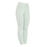 Legginsy EQUESTRO Slim Fit miętowe XL/42