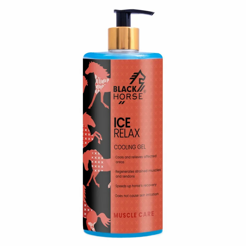 BLACK HORSE ICE RELAX 1L żel chłodzący dla koni