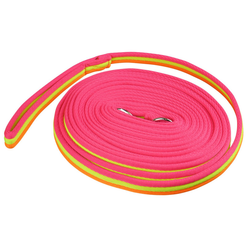Lonża York Fluo kolorowa Rainbow