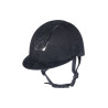 Kask HKM "Lady Shield Sparkle Velours" 58-60 czarny