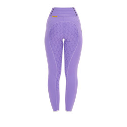 Legginsy EQUESTRO Slim Fit lawendowe (dahlia)