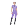 Legginsy EQUESTRO Slim Fit lawendowe (dahlia)