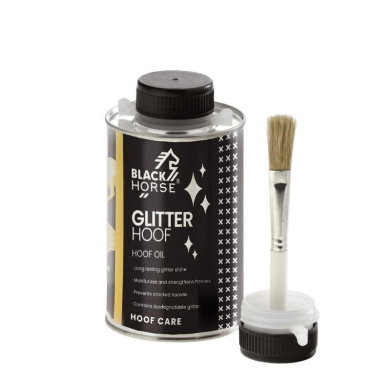 Olej z brokatem Black Horse "Glitter Hoof Oil" 450ml