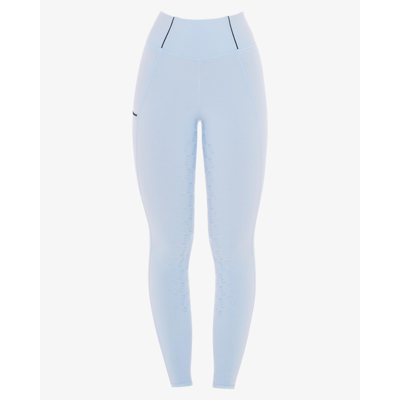 Legginsy EQUESTRO Slim Fit błękit