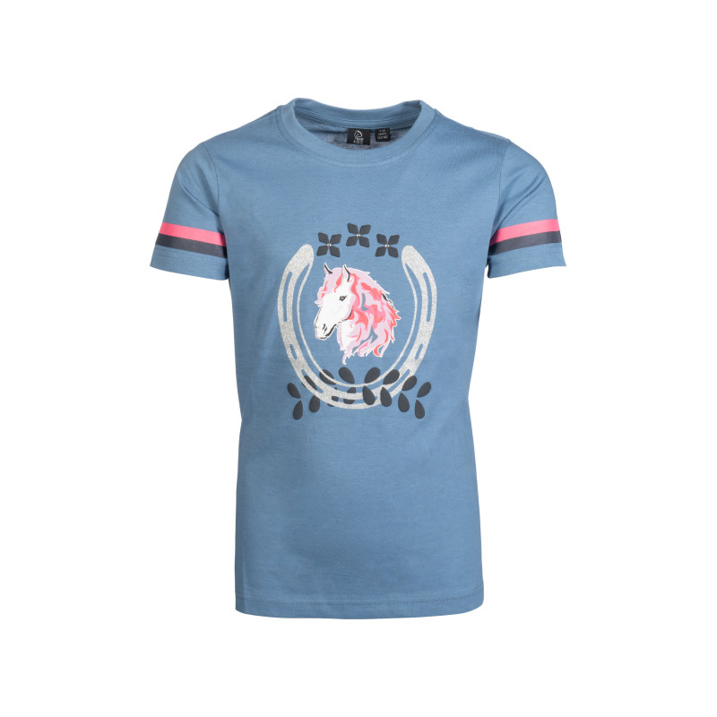 T-shirt dziecięcy HKM "Aymee" błękitny
