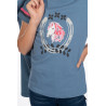 T-shirt dziecięcy HKM "Aymee" błękitny