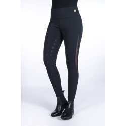 Legginsy damskie HKM "Edinburgh Mesh" czarny 44/46