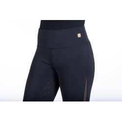 Legginsy damskie HKM "Edinburgh Mesh" czarny 44/46