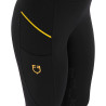 Legginsy EQUESTRO Slim Fit MICRO MESH czarne