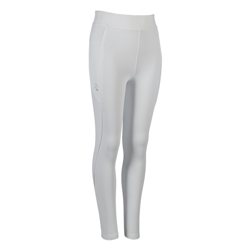 Legginsy zimowe młodzieżowe HKM "Alice Kids" białe 164