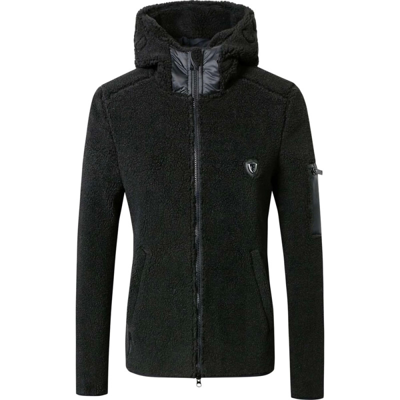 Bluza z kapturem Covalliero czarna