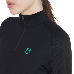 Bluzka treningowa Equestro Slim Fit czarna
