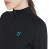 Bluzka treningowa Equestro Slim Fit czarna