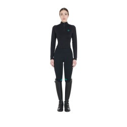 Bluzka treningowa Equestro Slim Fit czarna