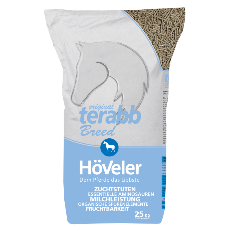 Höveler Original Terabb Breed (25 kg) - Granulat bez owsa dla ogierów, klaczy źrebnych i karmiących