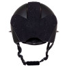 Kask jeździecki Ohio z szerokim daszkiem QHP czarny