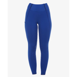 Legginsy EQUESTRO Slim Fit Royal Blue/Niebieski